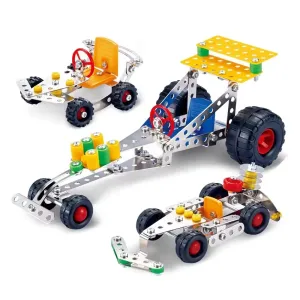 3-in-1 DIY Metal Car Model | 291PCS Building Set