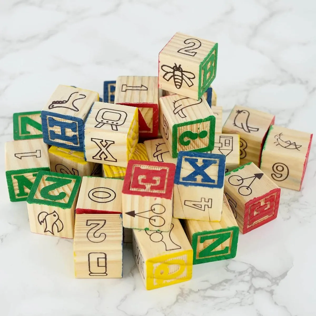 Alphabet Building Block Set Montessori Educational | 48 Pcs