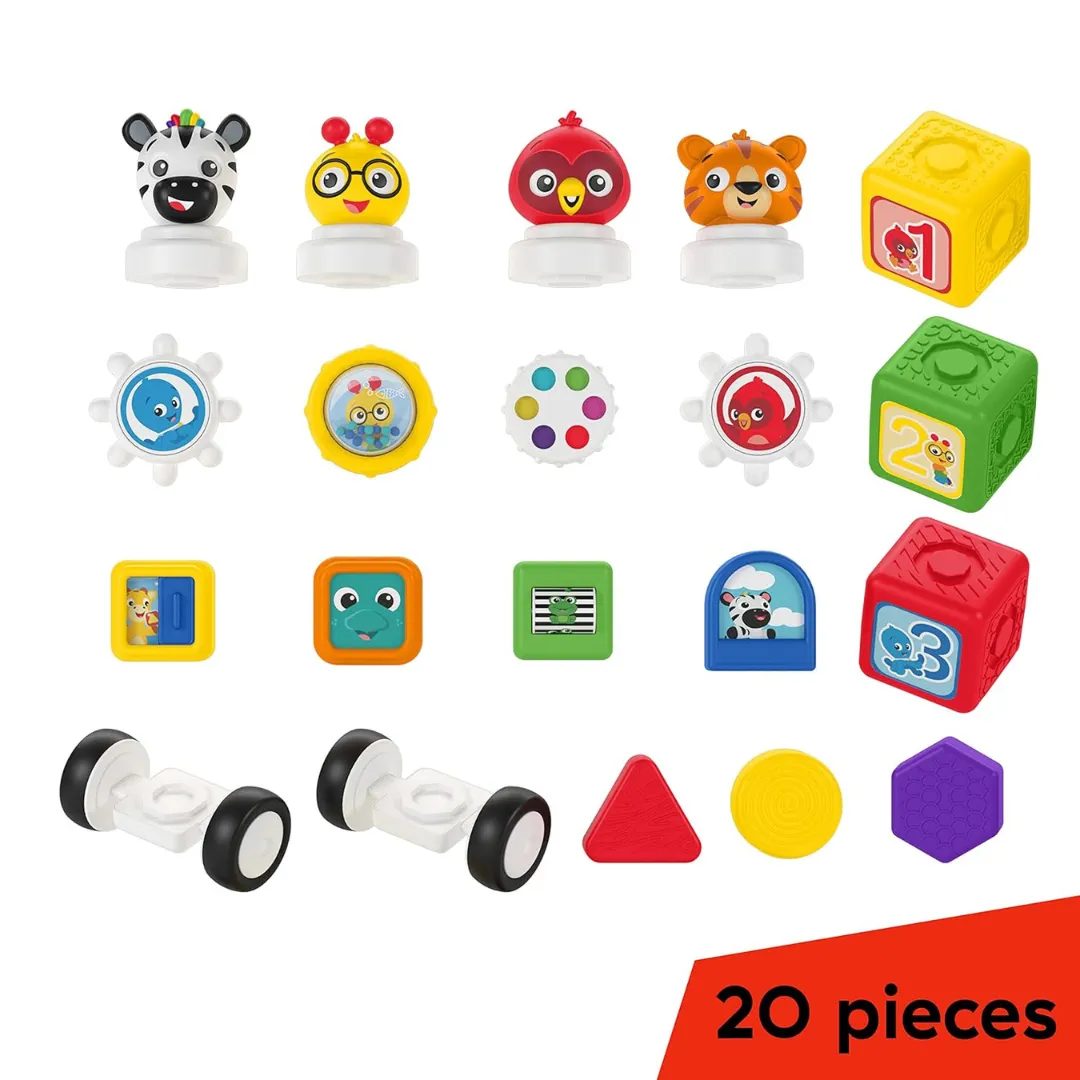 Baby Einstein Click & Create Magnetic Activity Blocks (20 Pieces)