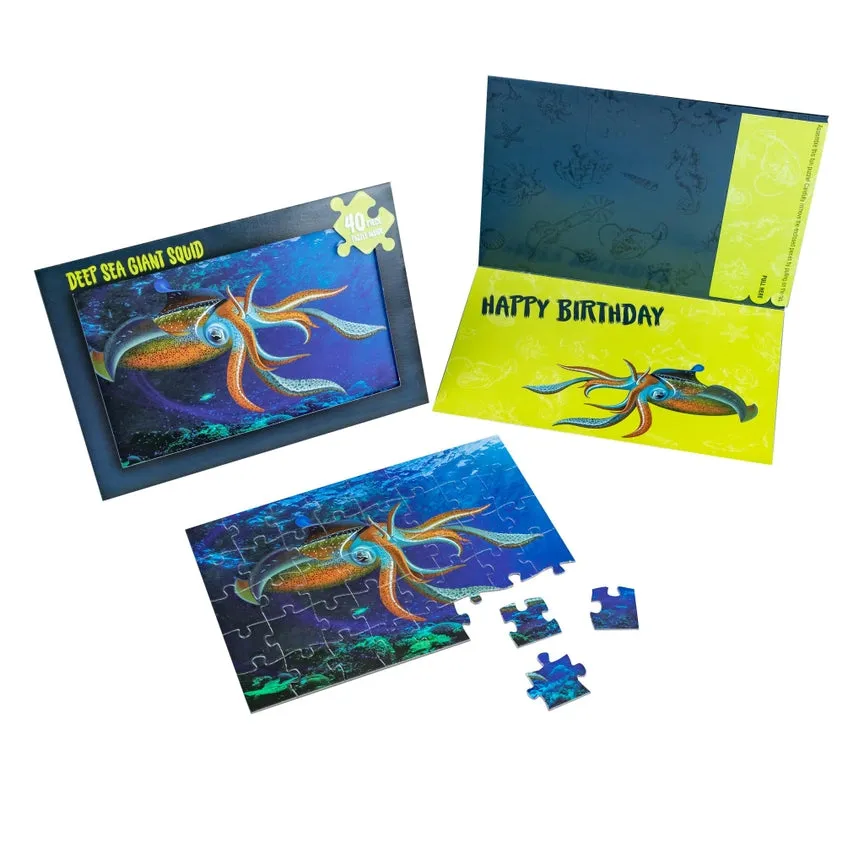 Deep Sea Giant Squid 40 Piece Puzzle