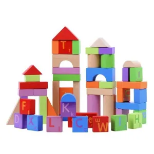 Educational Wooden Castle Building Blocks