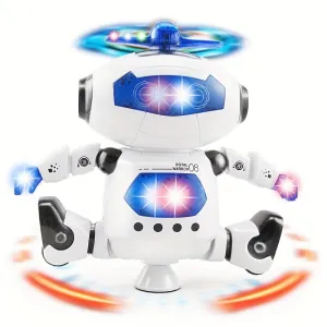 Fun Musical Robot Toy  Spins Dances Lights up  Kids Favorite