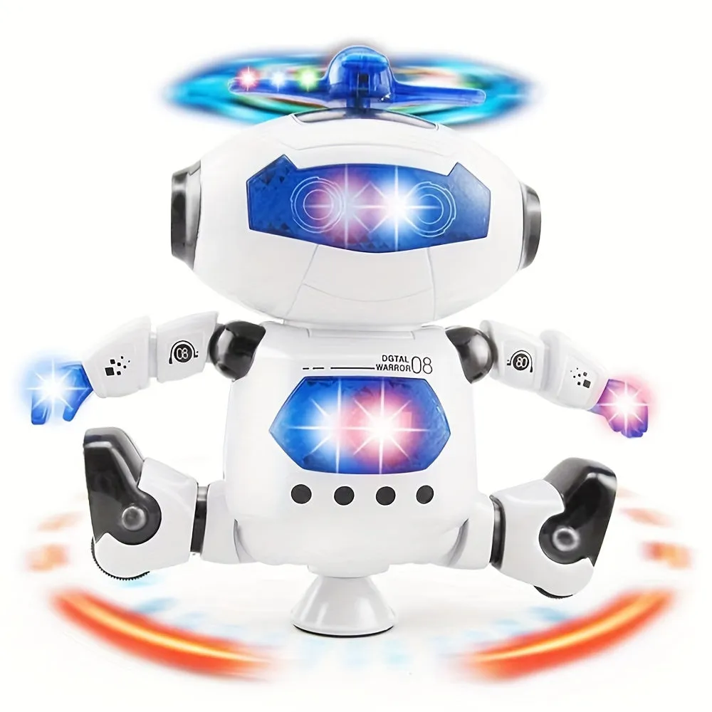 Fun Musical Robot Toy  Spins Dances Lights up  Kids Favorite