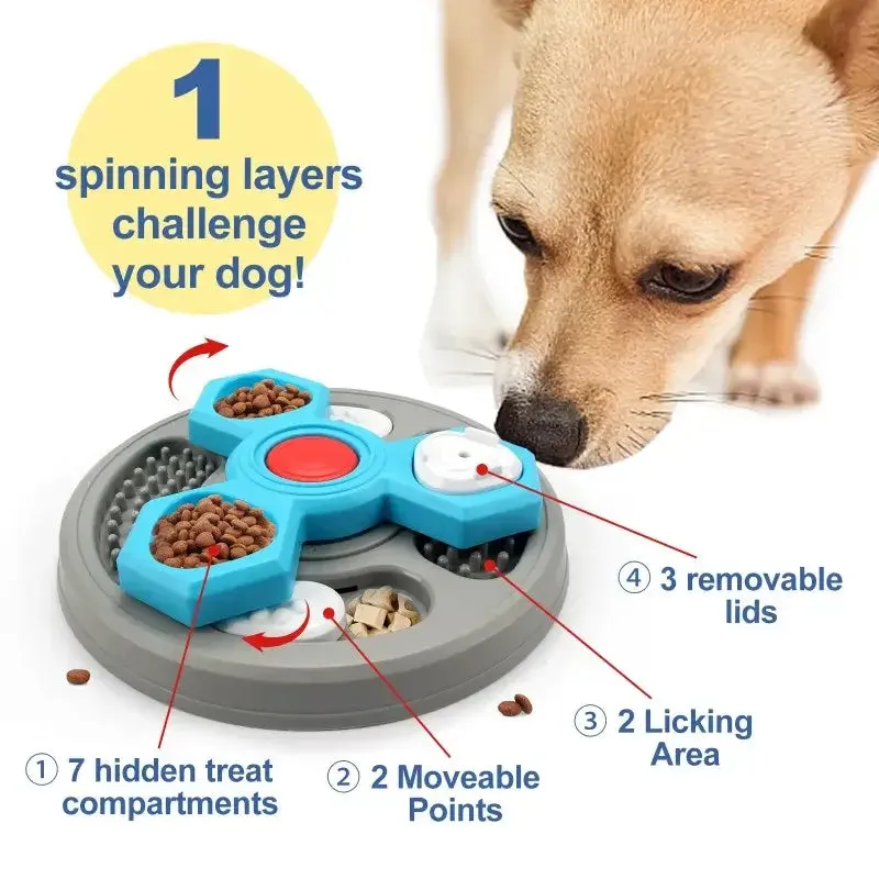 Interactive Dog Puzzle Feeder - Boost IQ & Prevent Choking