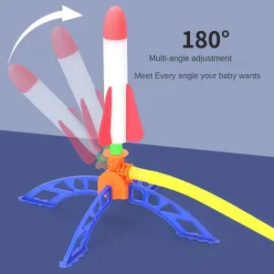 Kids Air Stomp Rocket Foot Pump Launcher Toys Sport Game Jump Stomp Outdoor Child Play Set Jump Sport Games Toys For Children