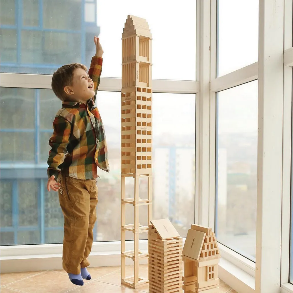 Large Wooden Building Blocks - DaVinci