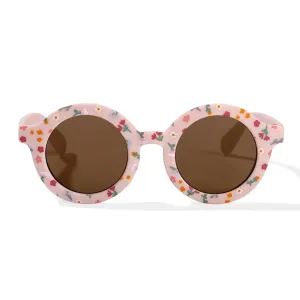 Little Dutch Kids Sunglasses Little Pink Flowers - Round