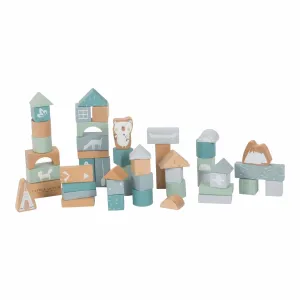 Little Dutch Wooden Building Blocks Blue