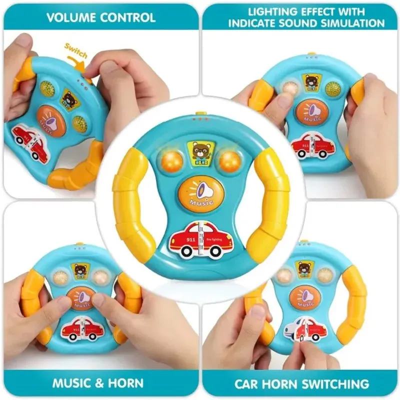 Musical Steering Wheel with Lights