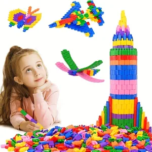 STEM Building Blocks Toy Set for Preschool Kids Learning