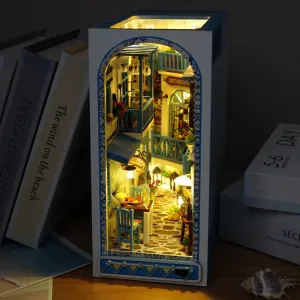 Tianyu Handmade DIY Cottage Creative Three-Dimensional Book Stand Tc18 Sea Breeze Small House Model Toy Decoration