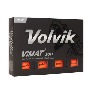 Volvik Vimat Soft Golf Balls - Orange